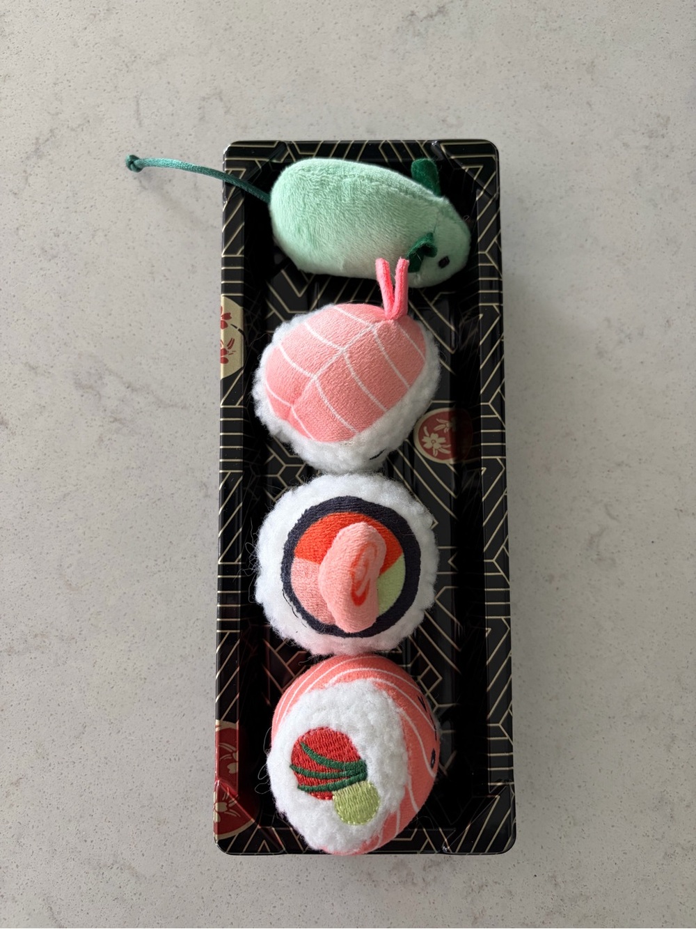 Sushi cat toys & wasabi mouse